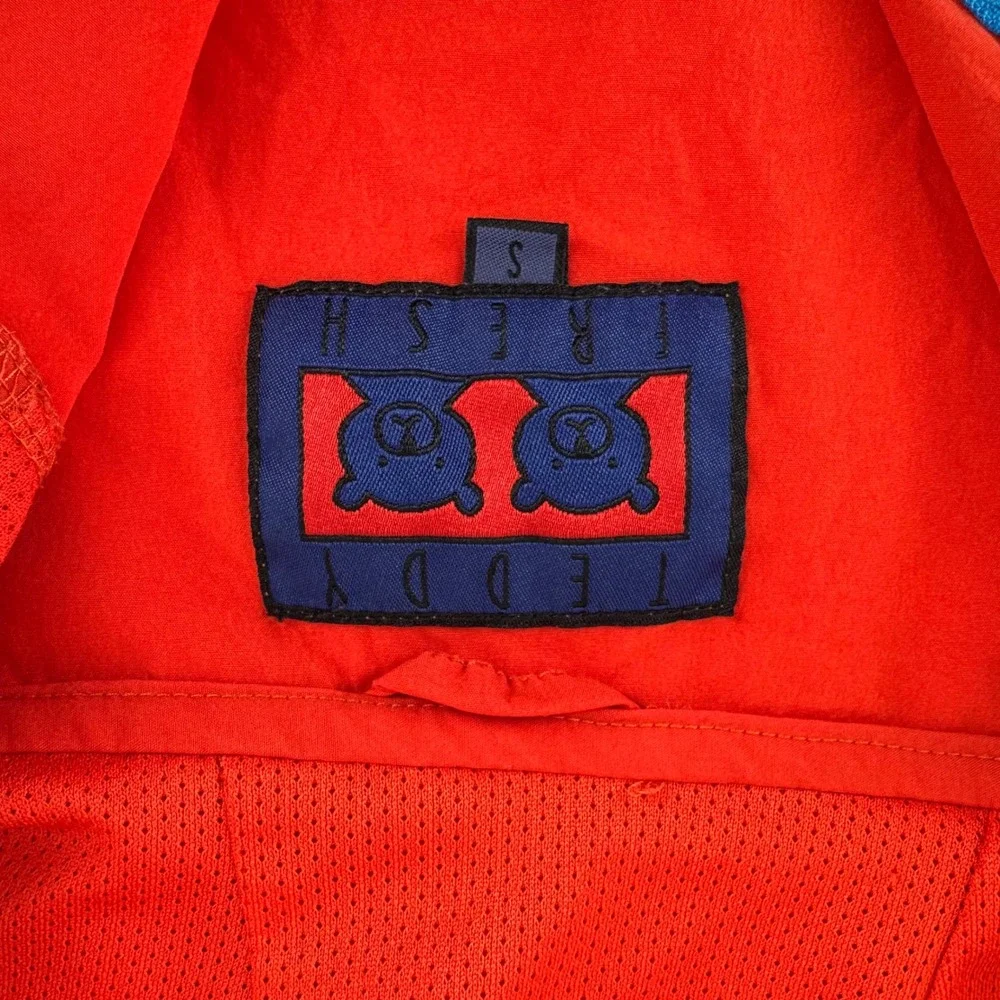 Teddy‎ Fresh Colorblock Anorak Jacket Hoodie Small Pullover Streetwear